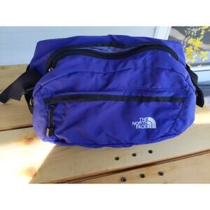 The North Face Purple Lumbar Mountain Vintage Fanny Pack Adjustable Waist Bag